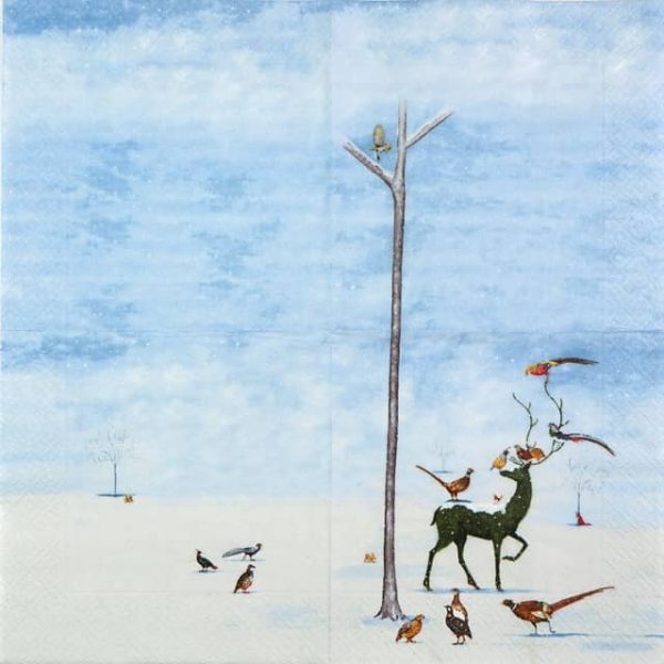 Lunch Napkins (20) - Winter Wunderland - Image 2