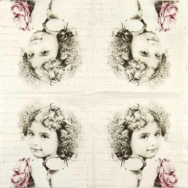 Paper Napkin - Curly Girl