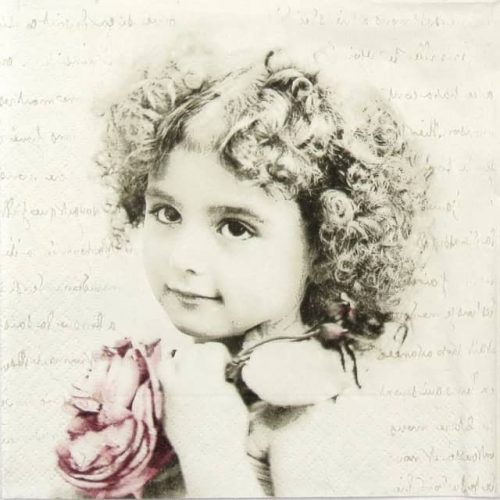 Paper Napkin - Curly Girl