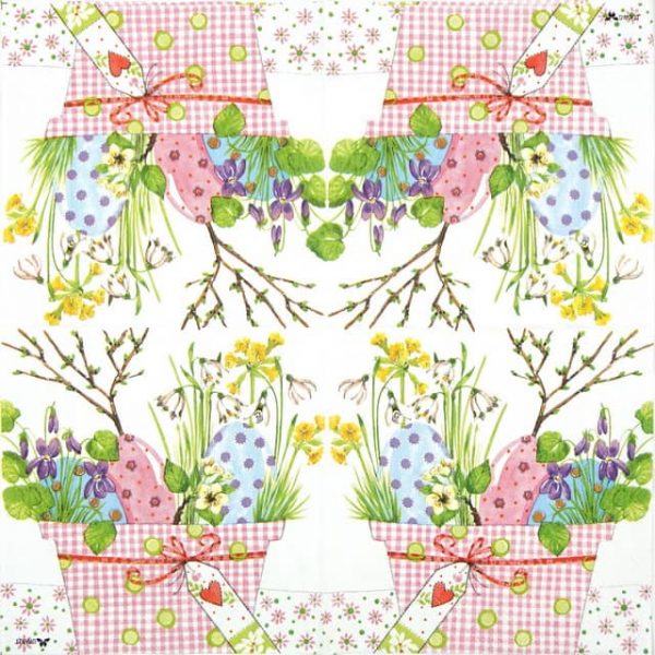 Paper Napkin - Spring Easter Flowers