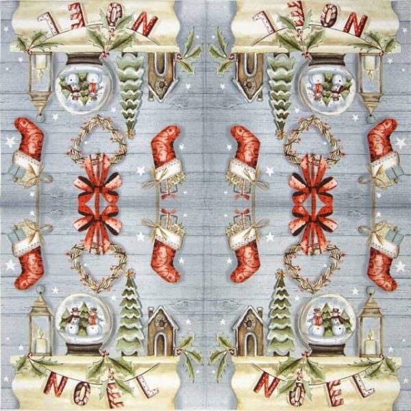 Paper Napkin - Rustique Noel