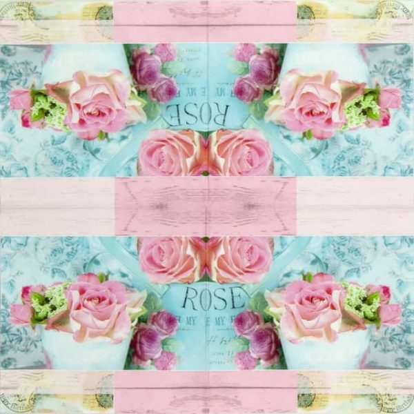 Paper Napkin - Belle Fleurs de Paris rose