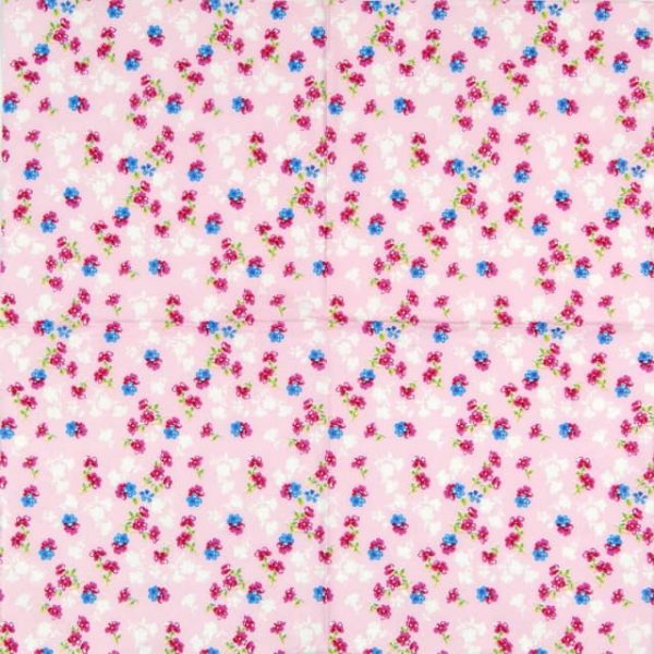 Paper Napkin - Millefleurs light pink - Image 2