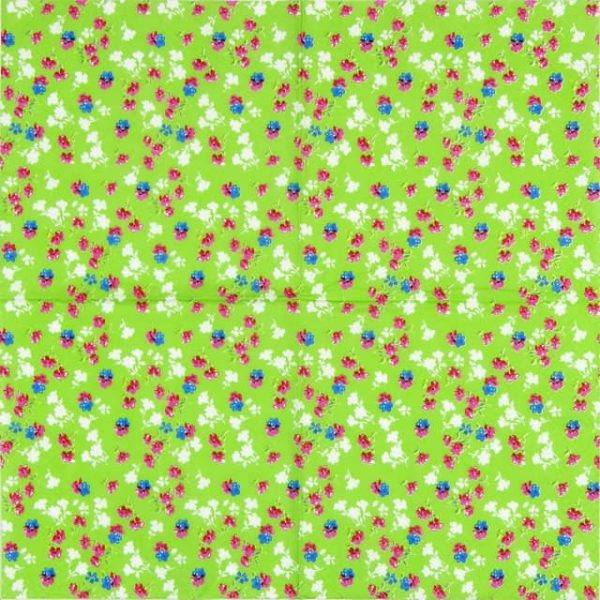 Paper Napkin - Millefleurs light green