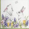 Paper Napkin - Bunnies in Spring