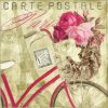 Paper Napkin - Carte Postale Paris
