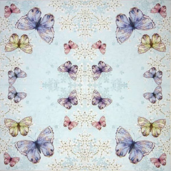 Paper Napkin - Bellissima farfalla blue