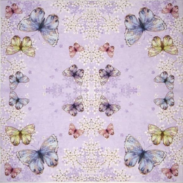 Paper Napkin - Bellissima farfalla lilac