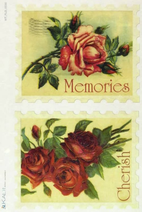 Rice Paper - Roses Memories Cherish