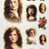 Rice Paper - Old Pictures Girls (22 x 32cm)