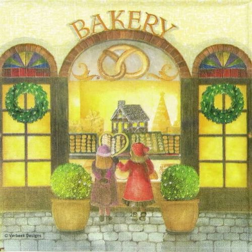 Paper Napkin - Verbeek Design: Christmas Bakery