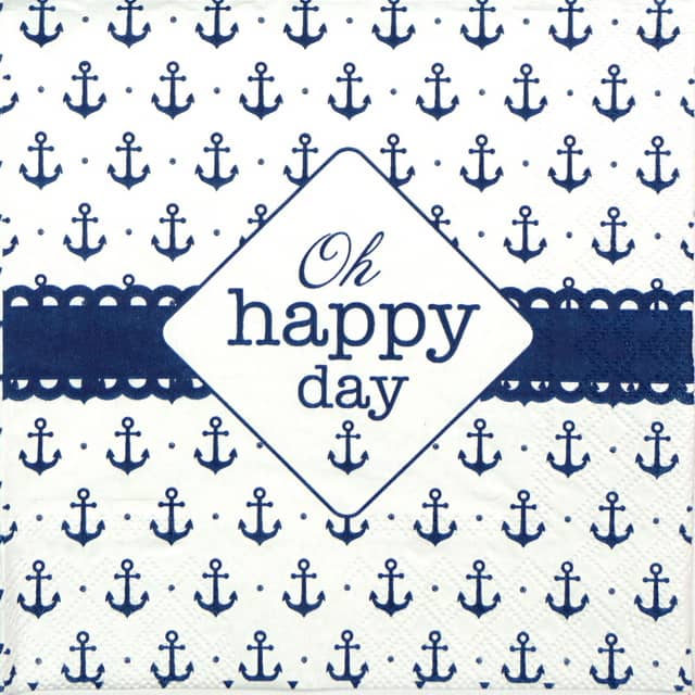 Lunch Napkins (20) - Happy Day