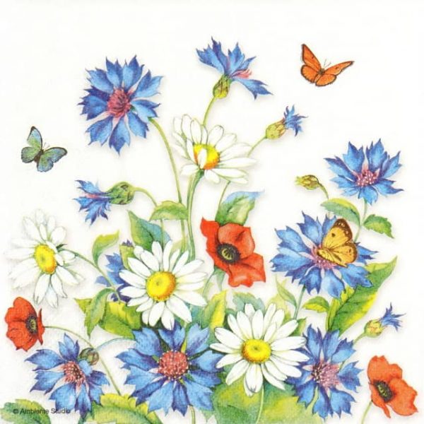 Paper  Napkins - Cornflower (20 pieces)