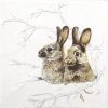 Paper Napkin - Winter Rabbit
