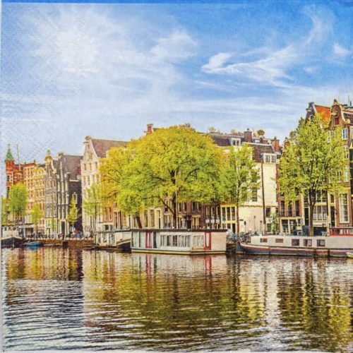 Paper Napkin - Canal houses