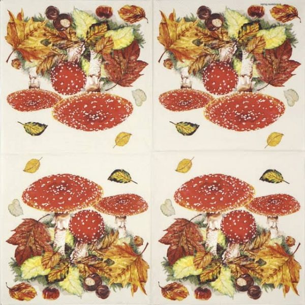 Paper Napkins - Fly Agaric (20 pieces) - Image 2