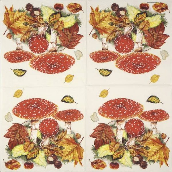 Single Decoupage Napkin - Fly Agaric