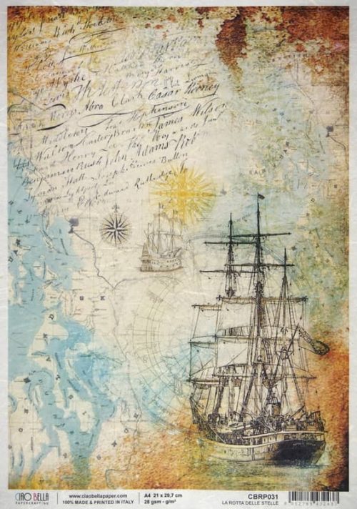 Rice Paper - La Rotta delle stelle (22 x 32cm)