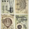 Rice Paper - Jules Verne Cards