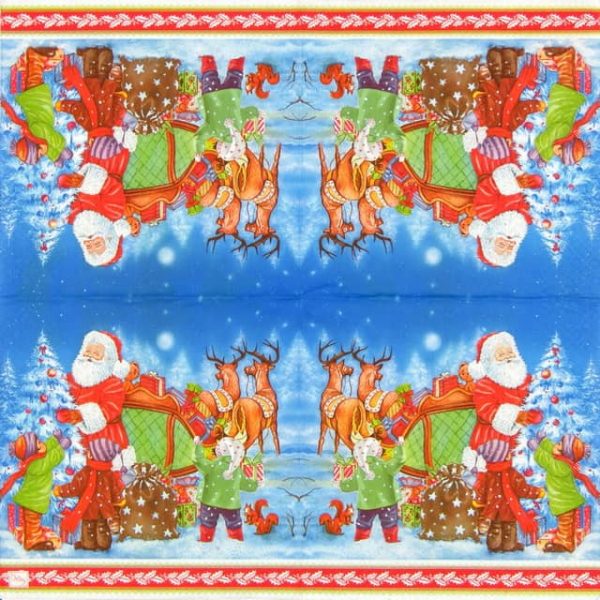Paper Napkin - Christmas Presents - Image 2
