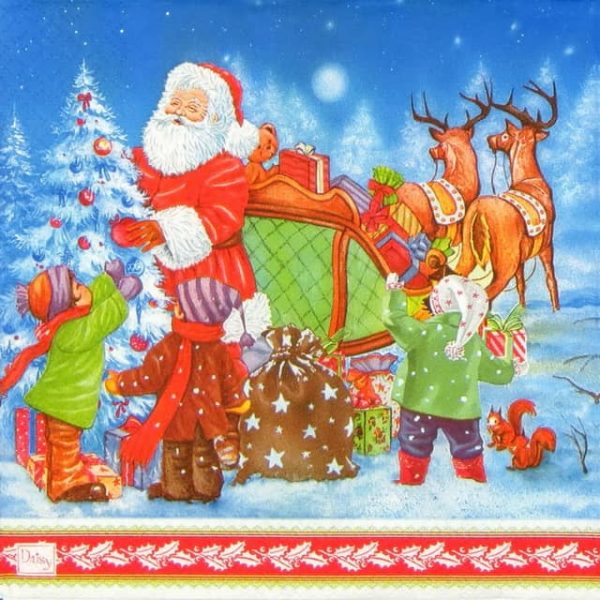 Paper Napkin - Christmas Presents