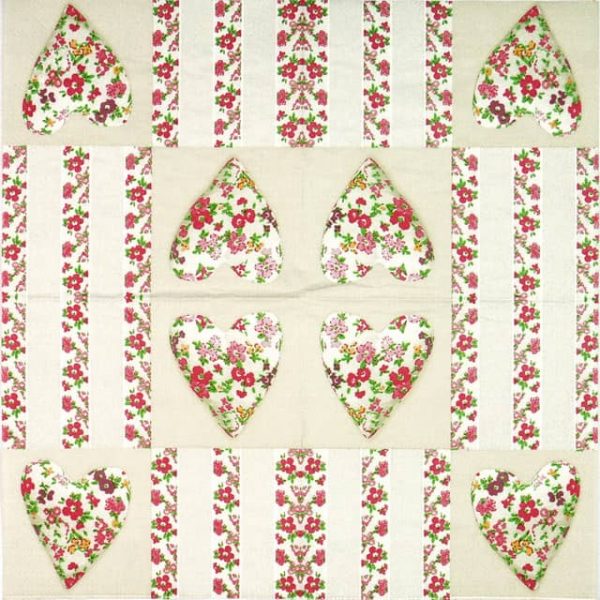 Lunch Napkins (20) - Patchwork Love - Image 2