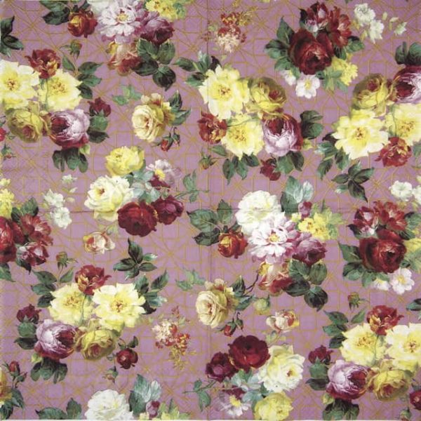 Paper Napkin - Vintage Rose rose gold - Image 2