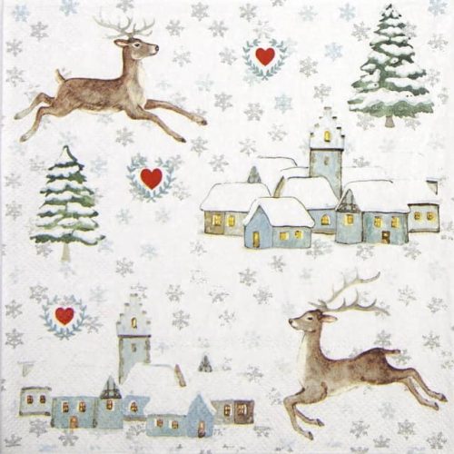 Paper Napkin - Lovely Winter Time