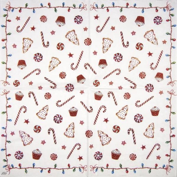 Paper Napkin - Christmas Sweets