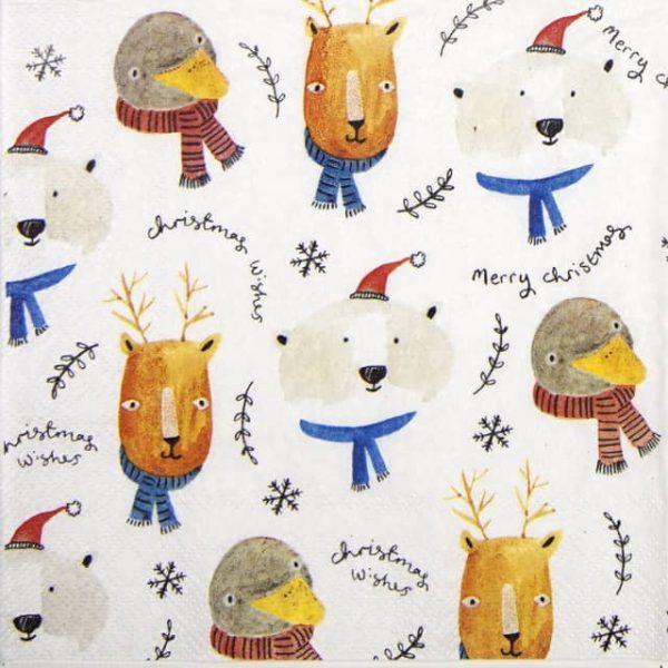 Paper Napkin - Christmas Wishes