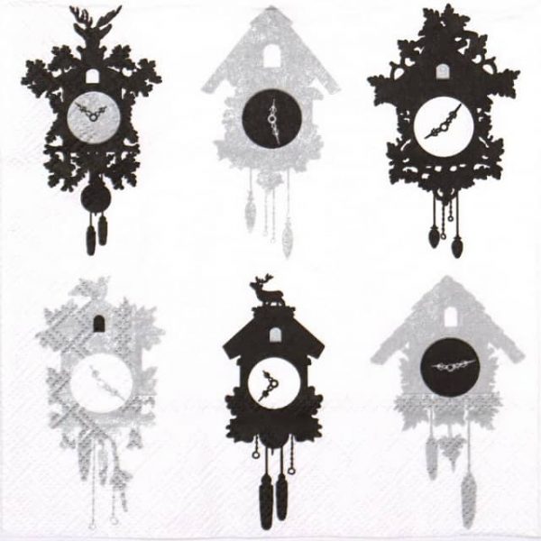 Paper Napkin - Cuckoo-clock
