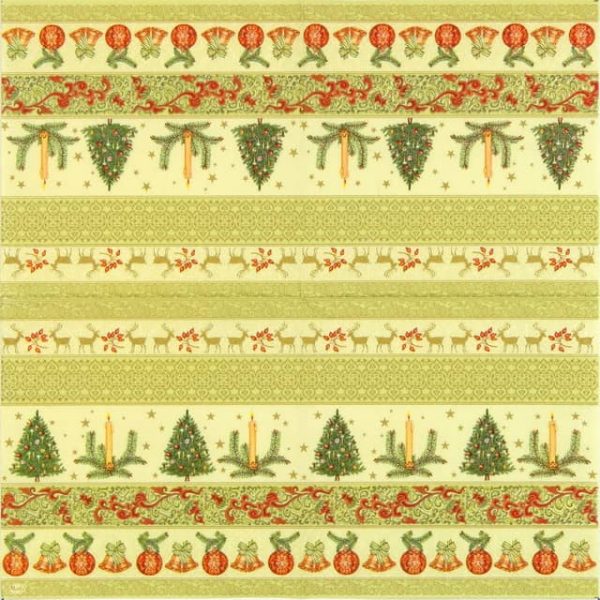 Lunch Napkins (20) - Christmas Ornaments