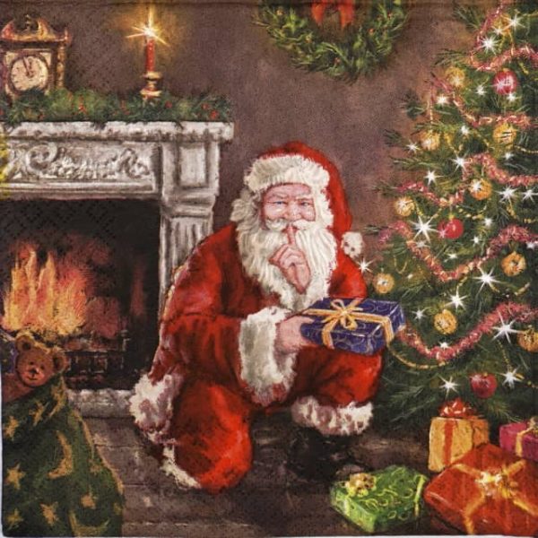 Lunch Napkins (20) - Santa's Secret Visit