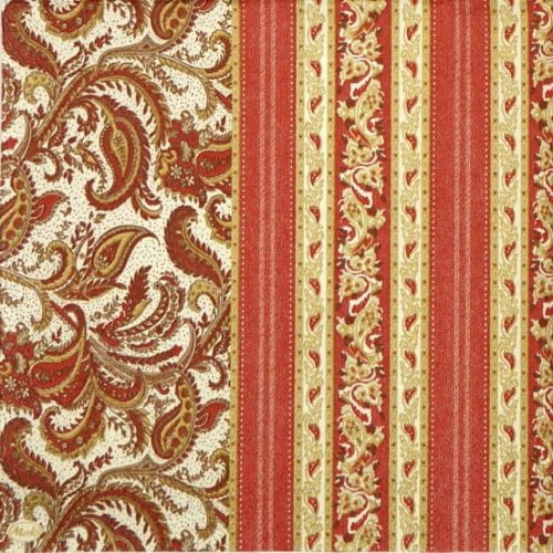 Paper Napkin - Red Wallpaper Pattern