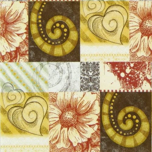 Paper Napkin - Fossil Ornaments
