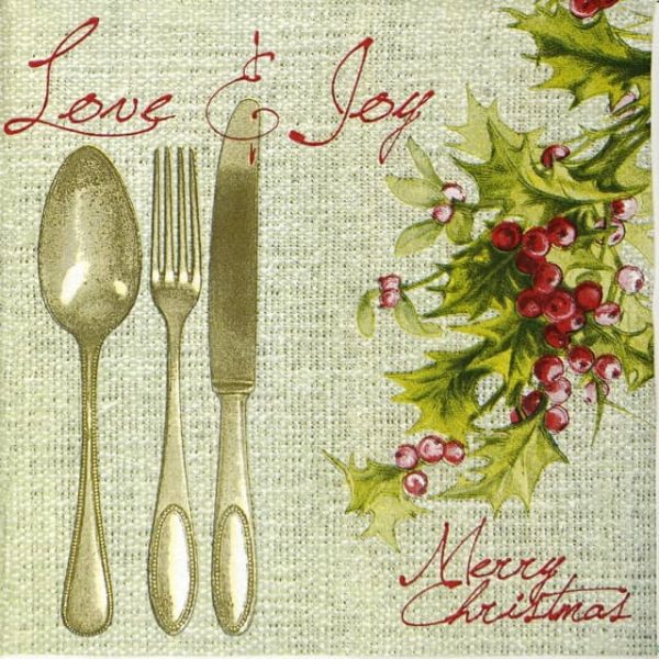 Paper Napkin - Love & Joy