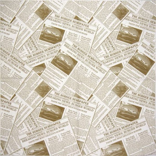 Paper Napkin - Newspaper Brown