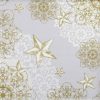 Paper Napkin - Star form gold-grey