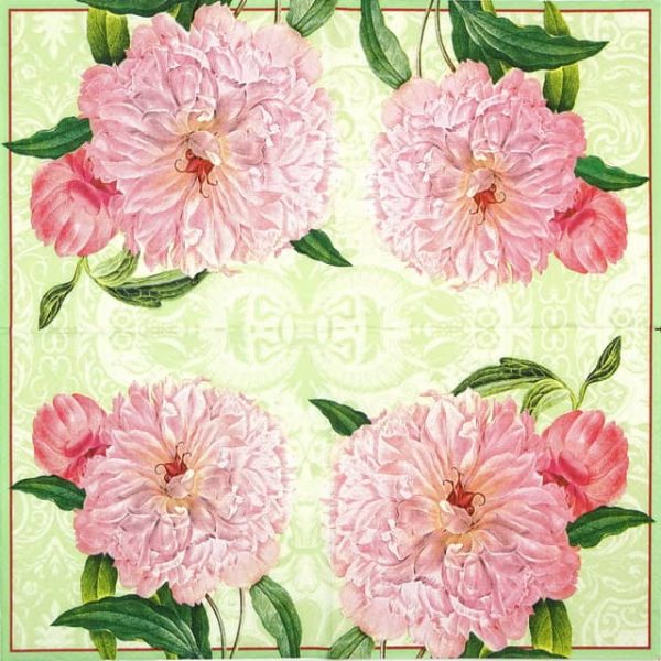 Paper Napkin - Farmer's Rose green