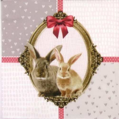 Paper Napkin - Bunny Friends