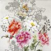 Paper Napkin - Flower Silhouette
