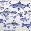 Paper Napkin - Krause: Graphic Fishes marine