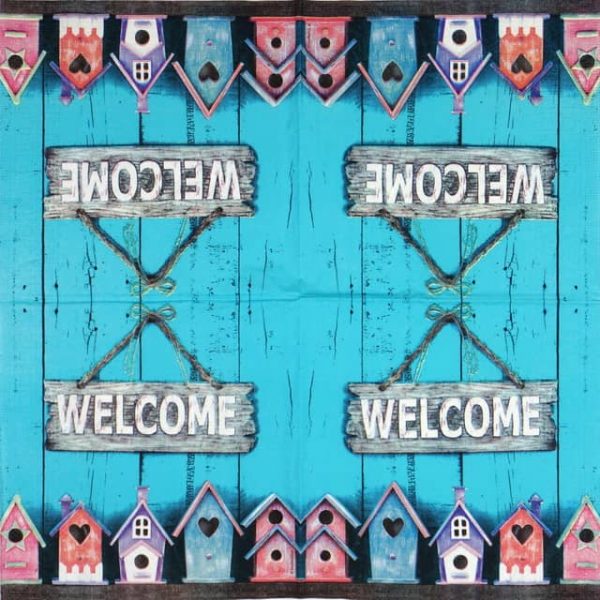 Paper Napkin - Welcome Home