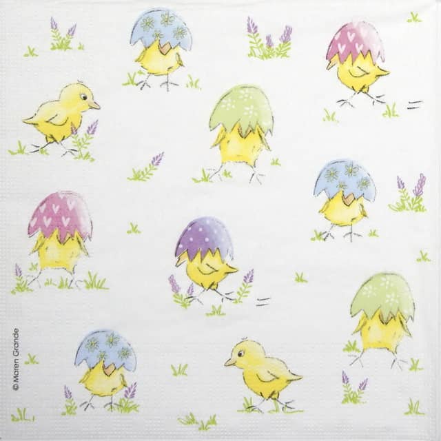 Paper Napkin - Maren Grande: Easter Chick