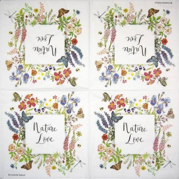 Paper Napkin - Charlotte Galloux: Nature Love - Image 2
