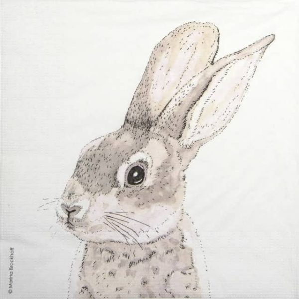 Paper Napkin - Charlotte Galloux: Rabbit