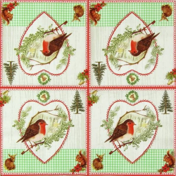 Paper Napkin - Birds and Friends - Image 2