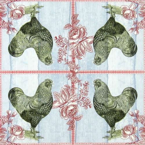 Lunch Napkins (20) - Painted Rooster