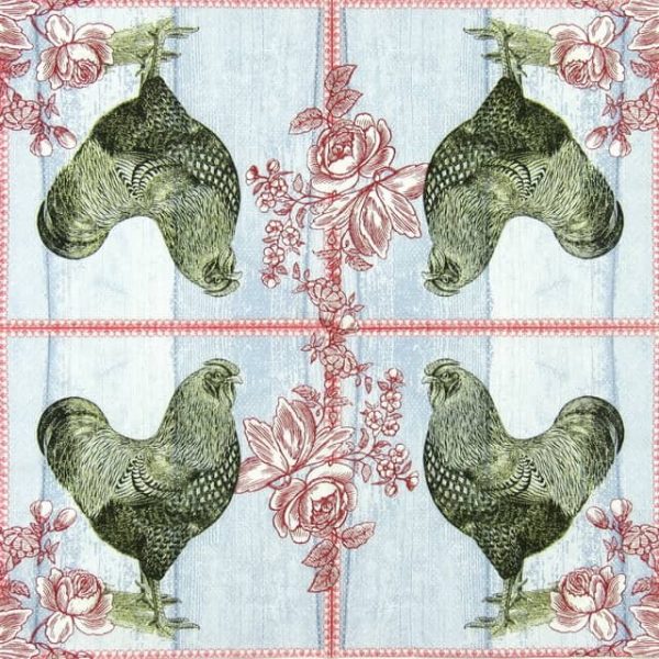 Lunch Napkins (20) - Painted Rooster