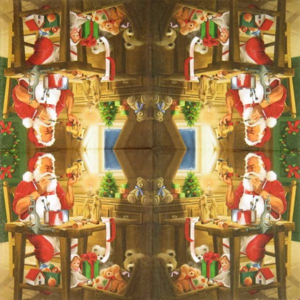 Paper Napkin - Santas Workshop - Image 2